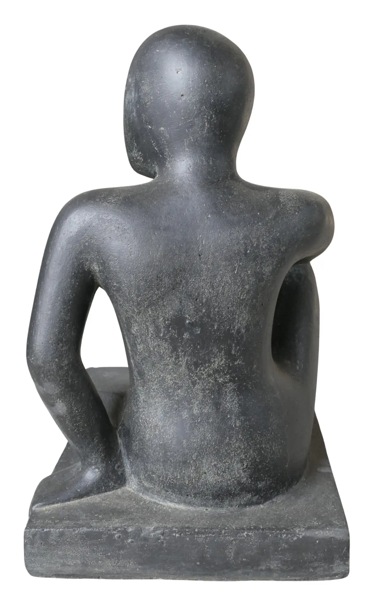  Product image 4 of the product “Sculpture of seated thinking Person, 52 cm ”
